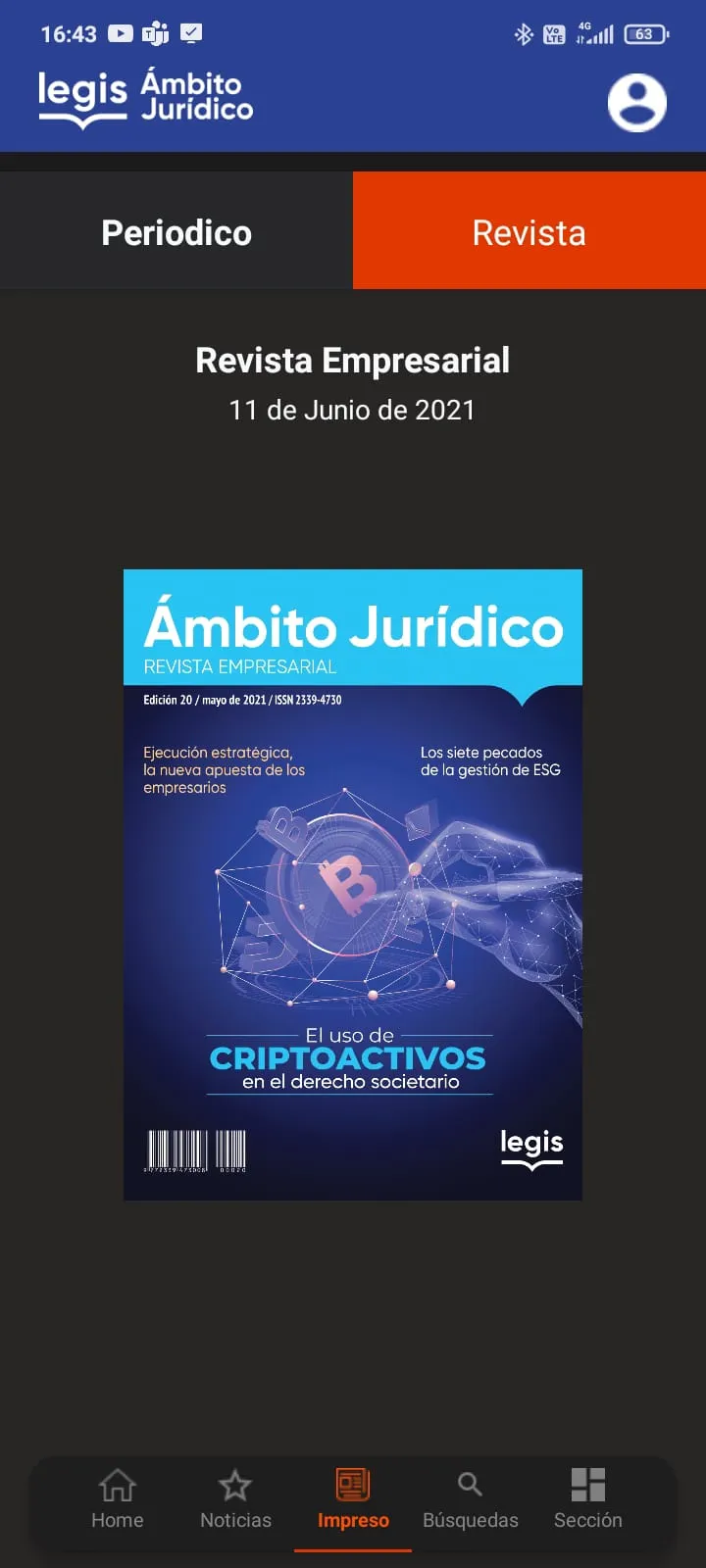 AmbitoJuridico.com | Indus Appstore | Screenshot