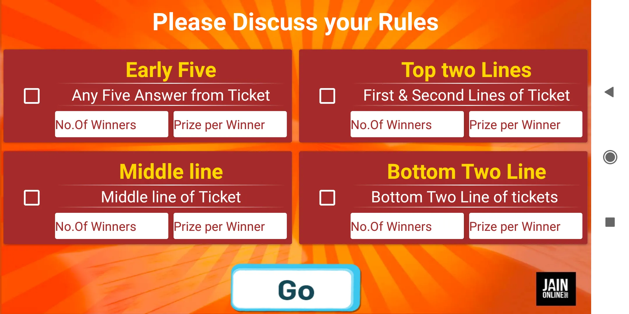 Jain Housie | Indus Appstore | Screenshot