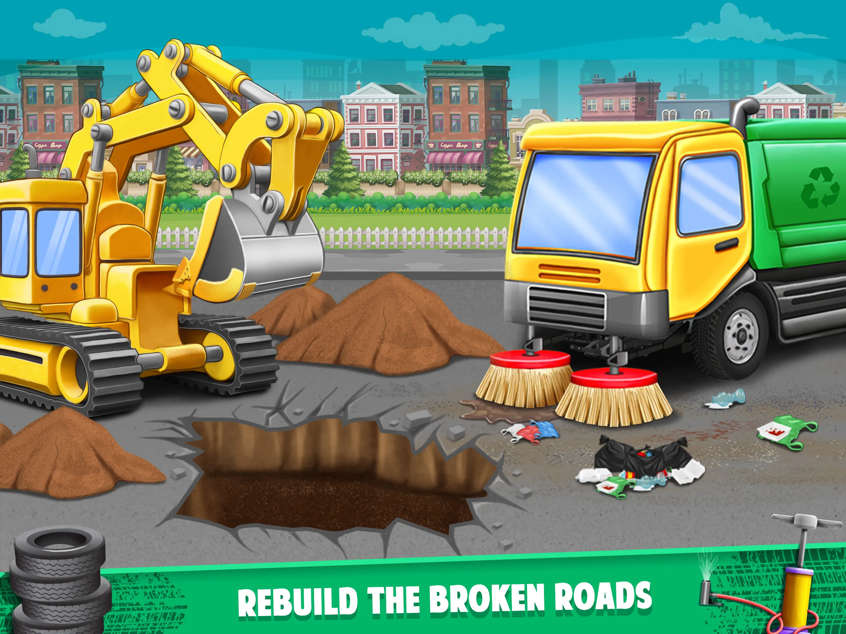 Road Cleaner Truck Driving | Indus Appstore | Screenshot