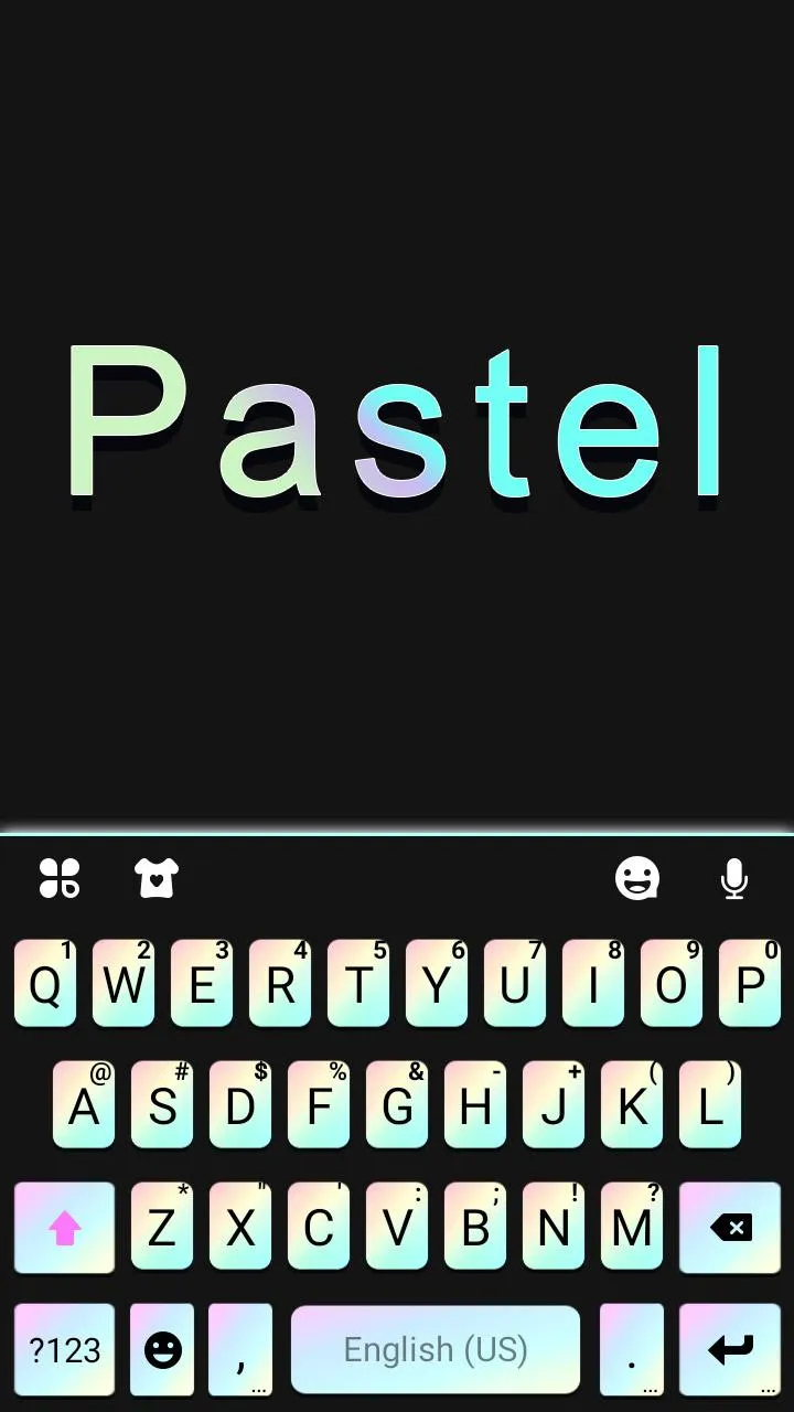 Simple Soft Pastel Keyboard Th | Indus Appstore | Screenshot