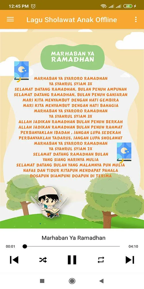 Lagu Sholawat Anak Offline | Indus Appstore | Screenshot