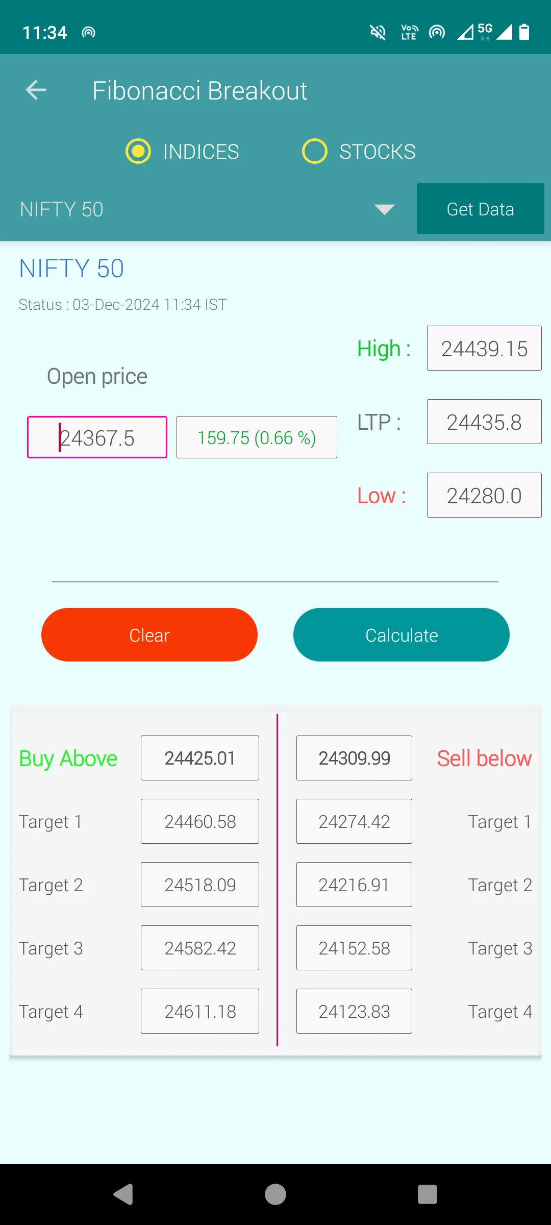 Fibonacci Calculator | Indus Appstore | Screenshot