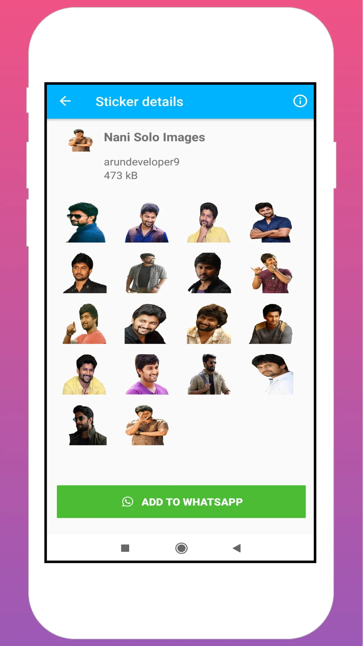 Nani Stickers | Indus Appstore | Screenshot