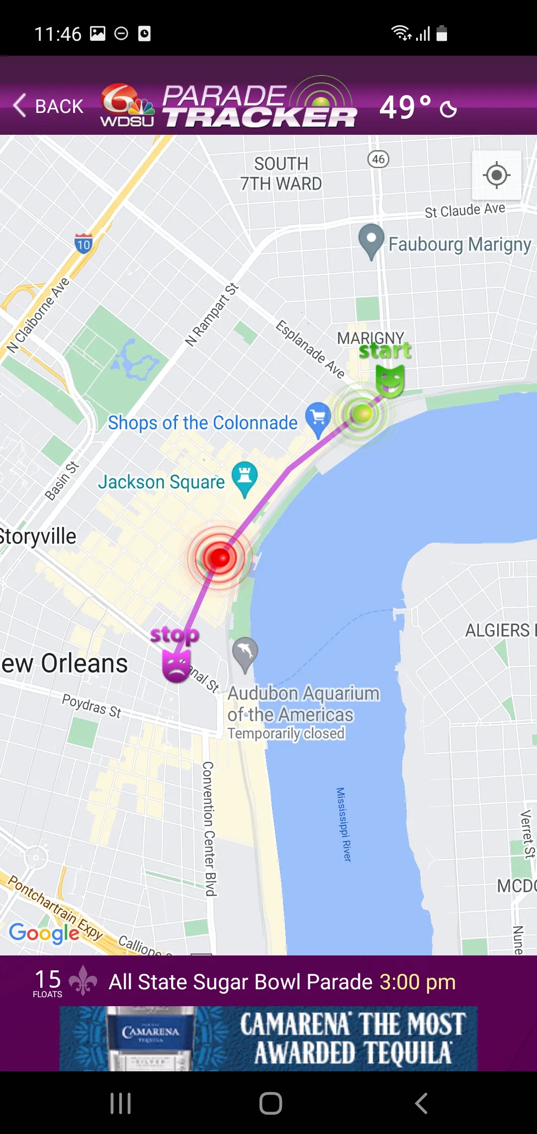 WDSU Parade Tracker | Indus Appstore | Screenshot