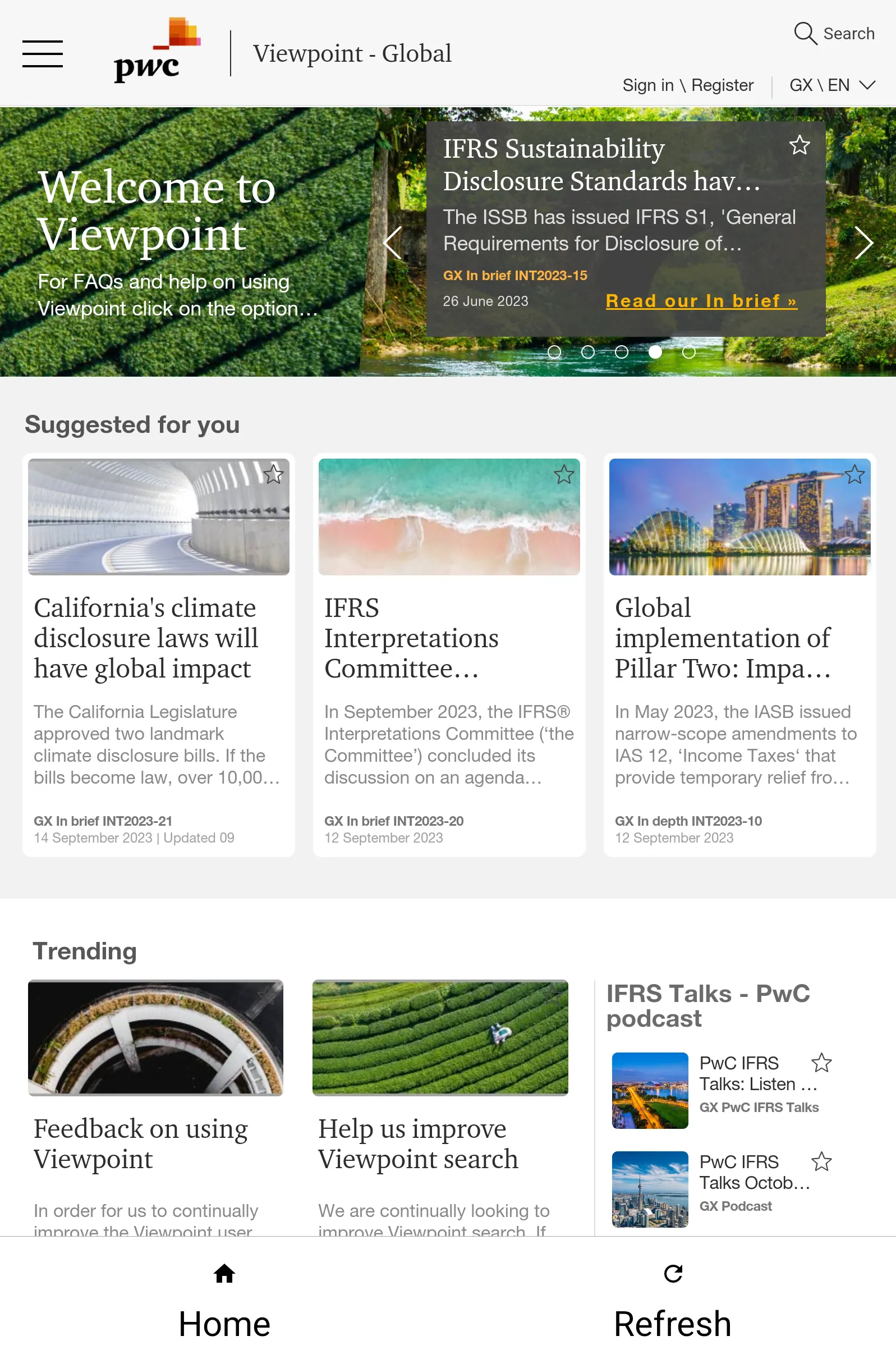 PwC Viewpoint | Indus Appstore | Screenshot