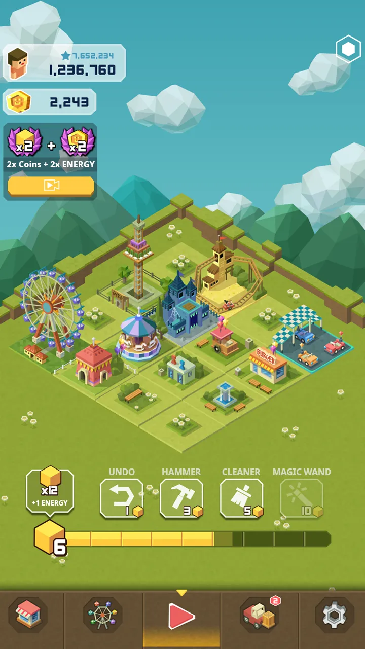 Merge Tycoon: 2048 Theme Park | Indus Appstore | Screenshot