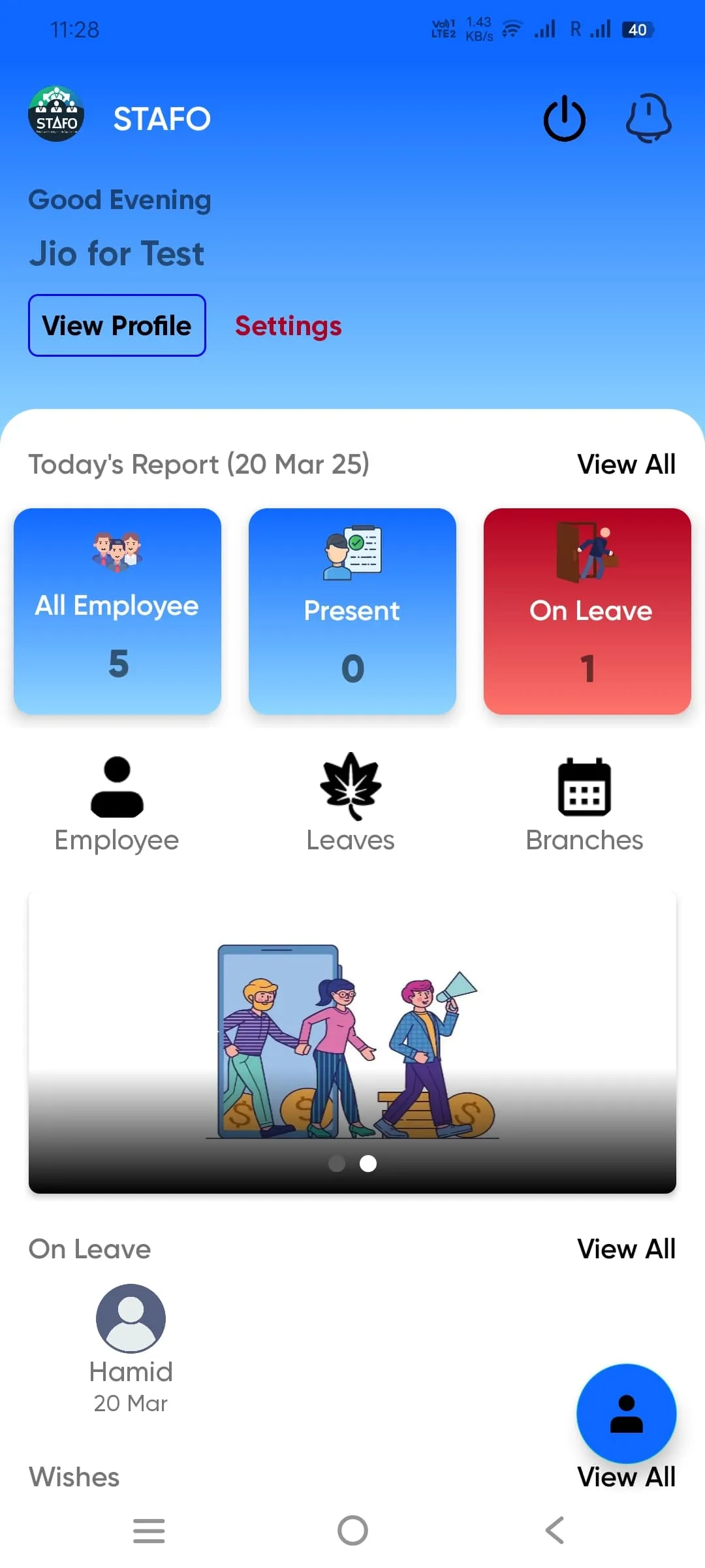 STAFO–HRMS for Small Business | Indus Appstore | Screenshot