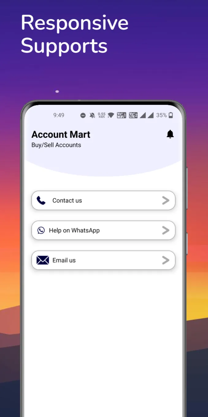 Account Mart | Indus Appstore | Screenshot