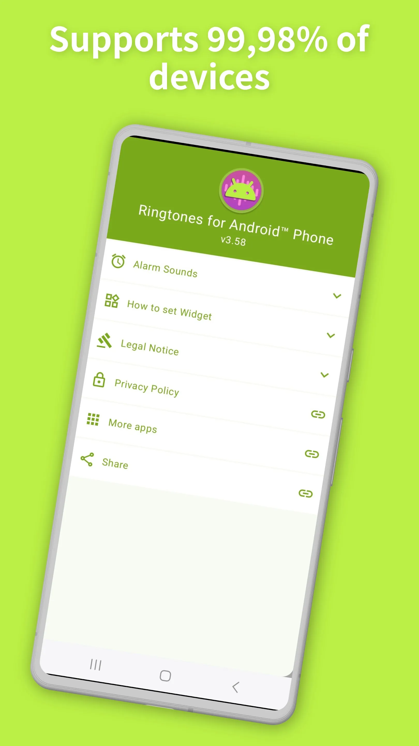 Ringtones for Android™ Phone | Indus Appstore | Screenshot