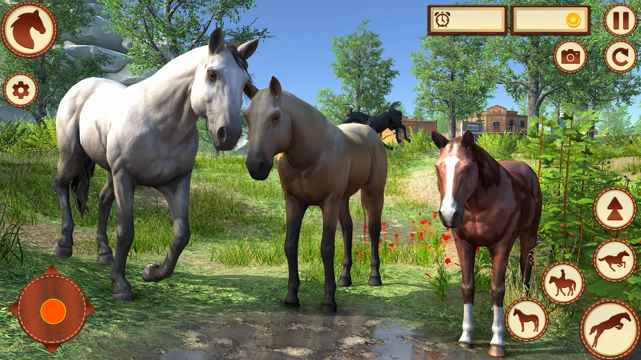 Virtual Wild Horse Family Sim | Indus Appstore | Screenshot