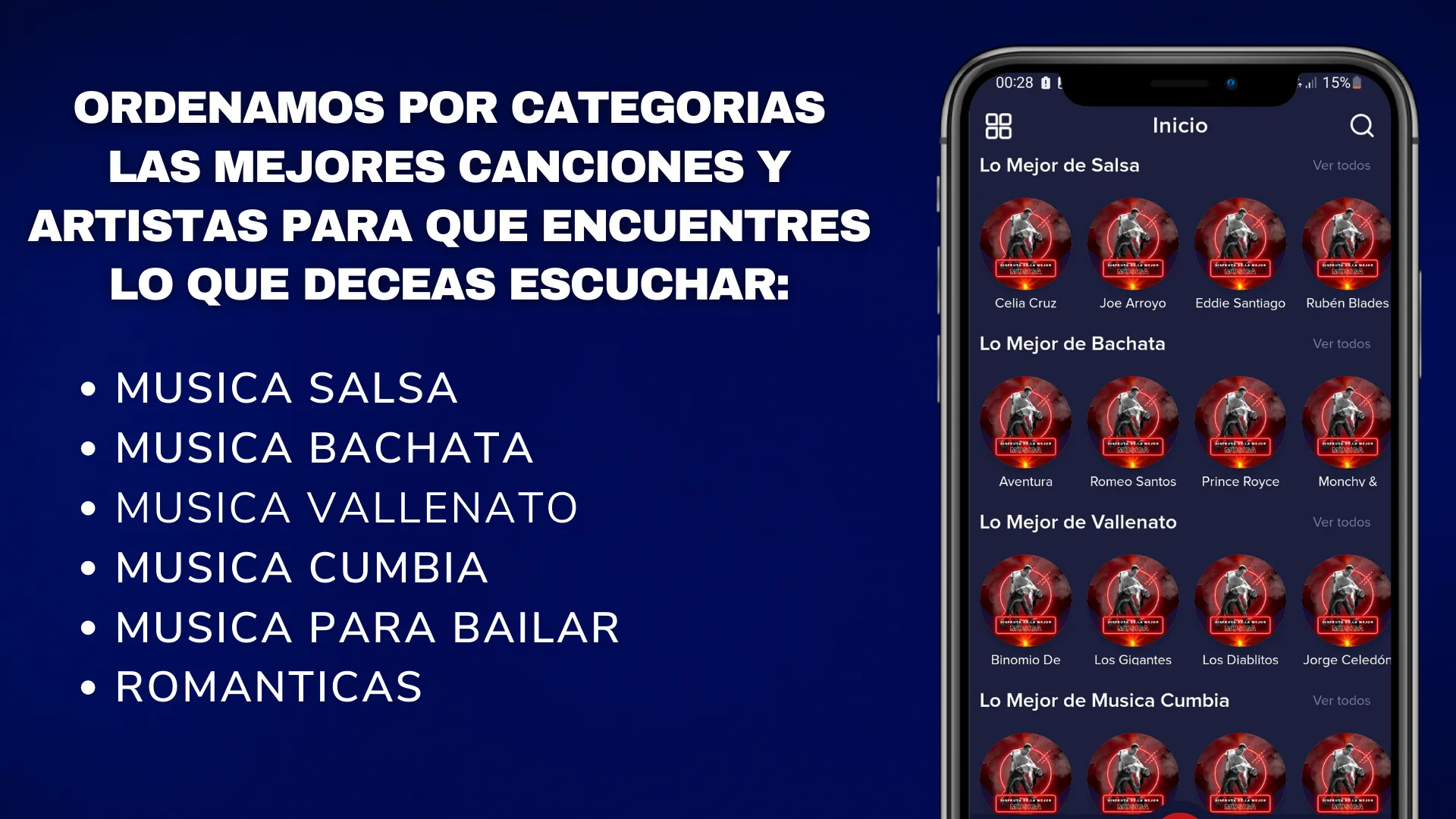 Música Bachata mix | Indus Appstore | Screenshot