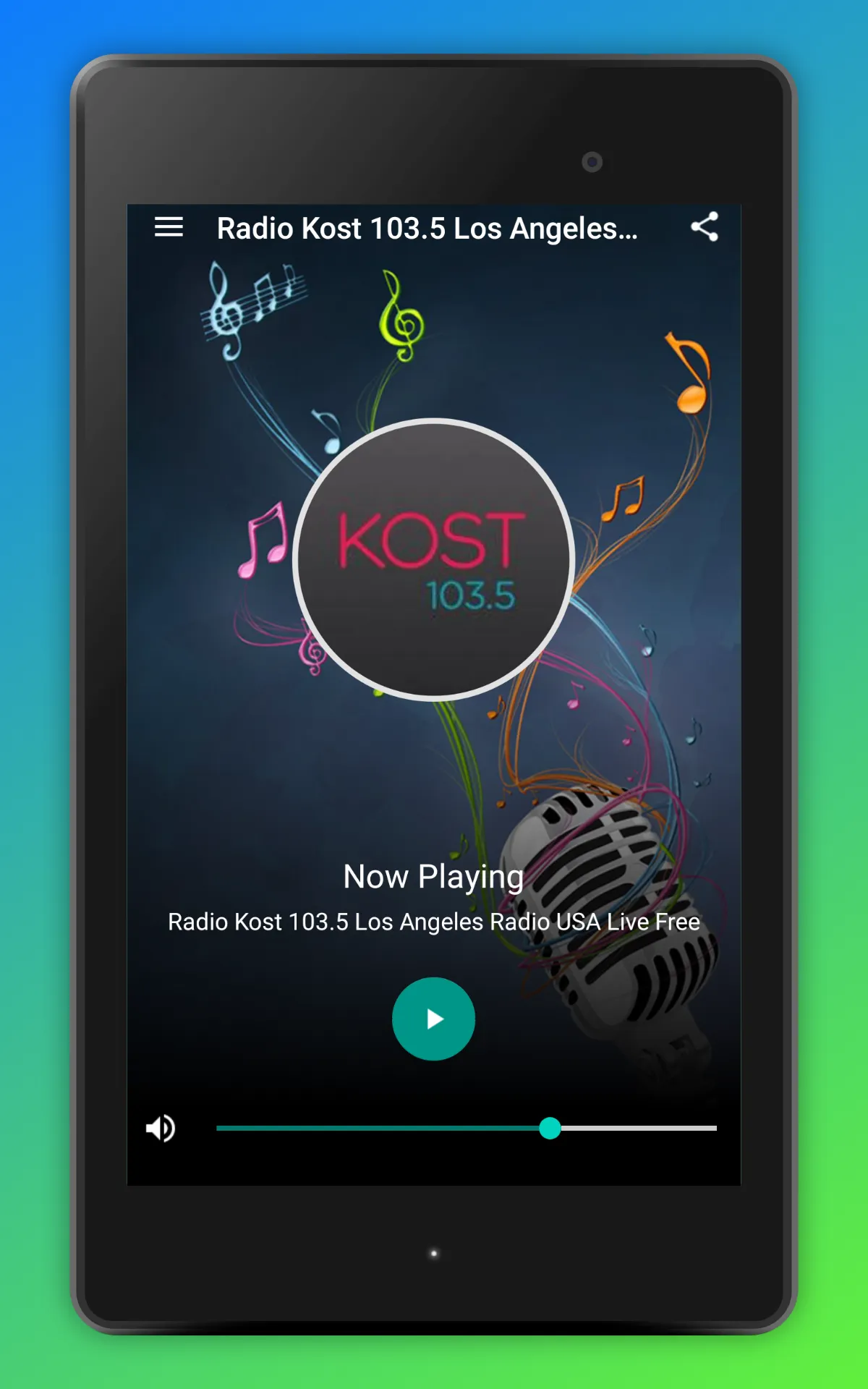 Kost 103.5 Radio Los Angeles | Indus Appstore | Screenshot