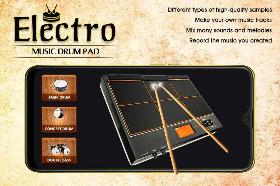 Electro Musical Drum Pads 48 | Indus Appstore | Screenshot