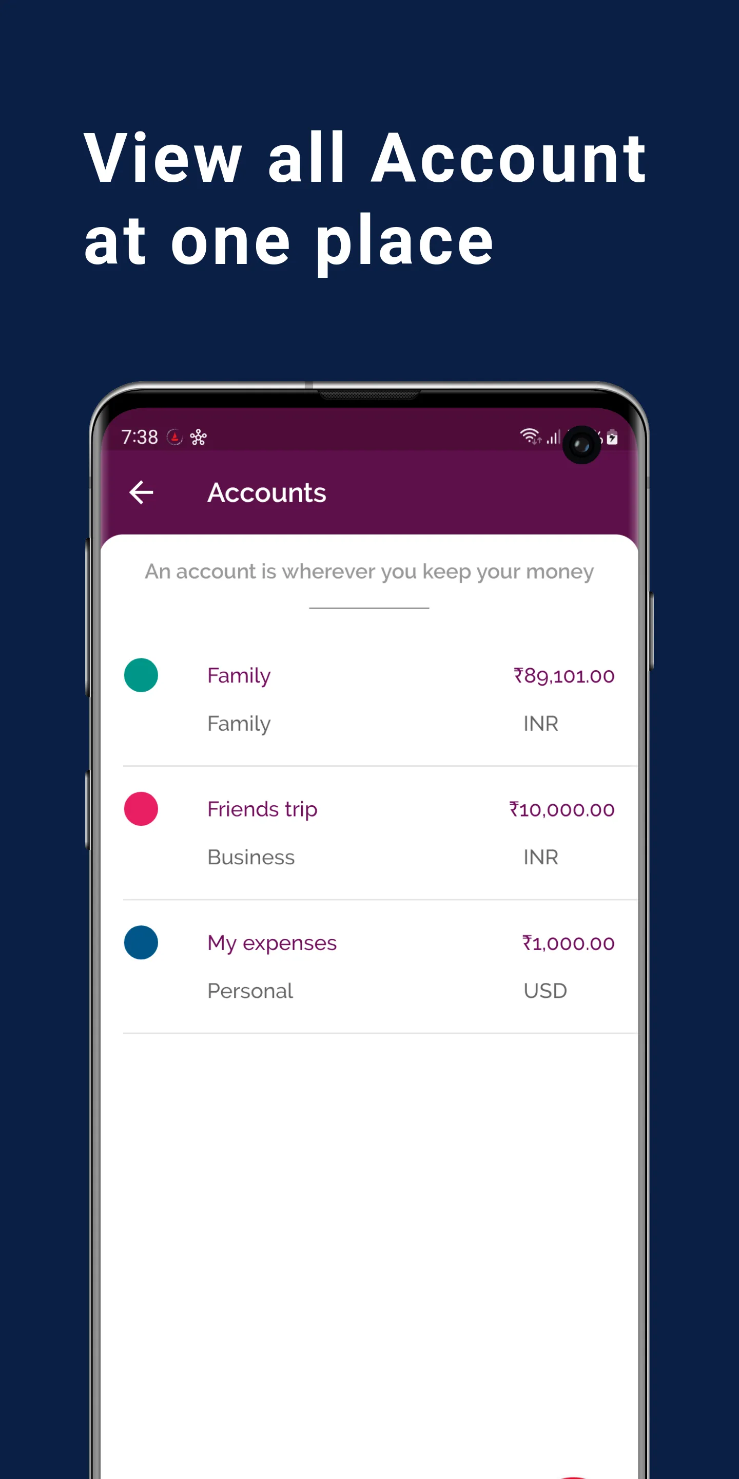 Daily Expense & Budget Manager | Indus Appstore | Screenshot