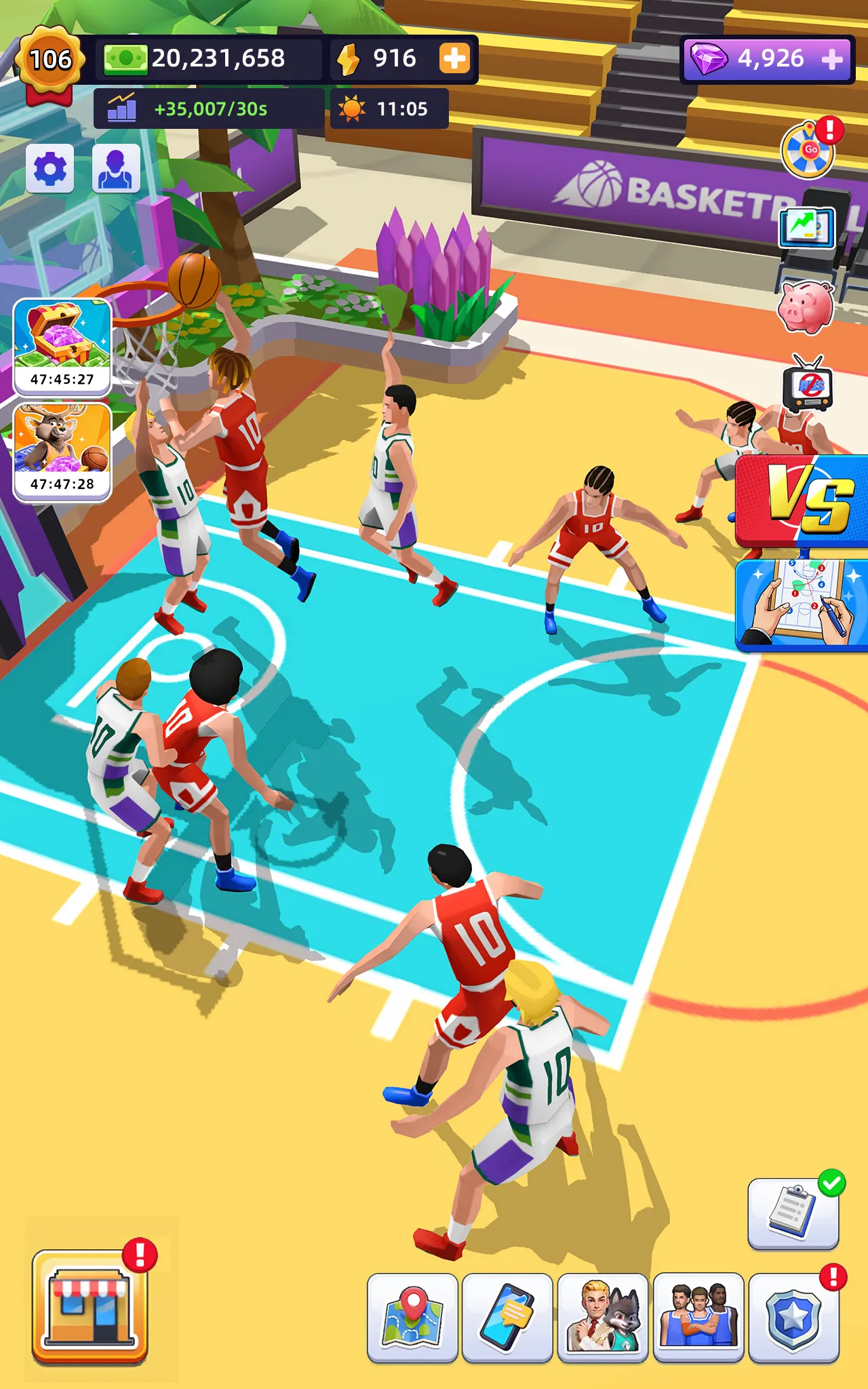 Idle Basketball Arena Tycoon | Indus Appstore | Screenshot