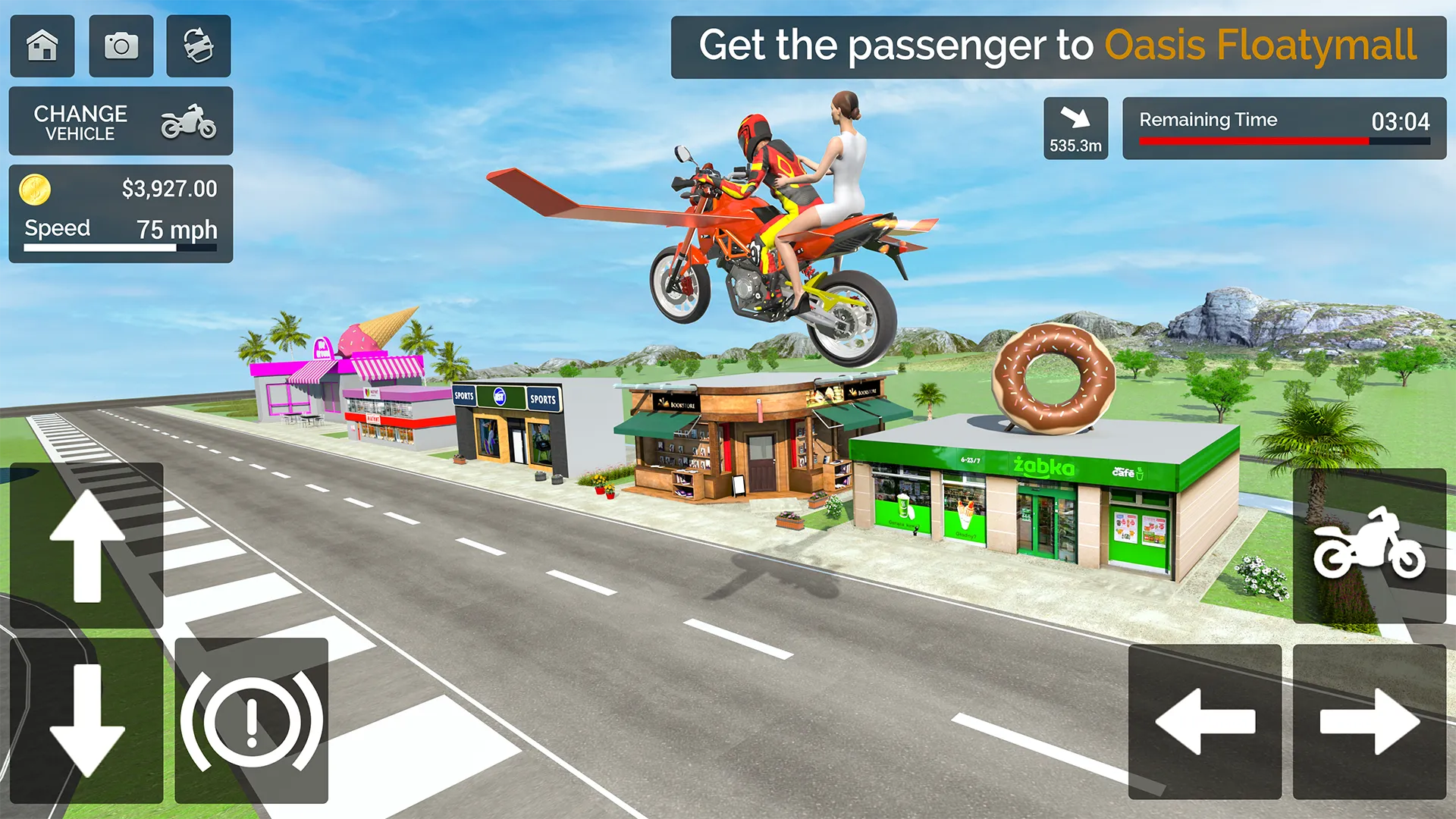 Flying Motorbike Simulator | Indus Appstore | Screenshot