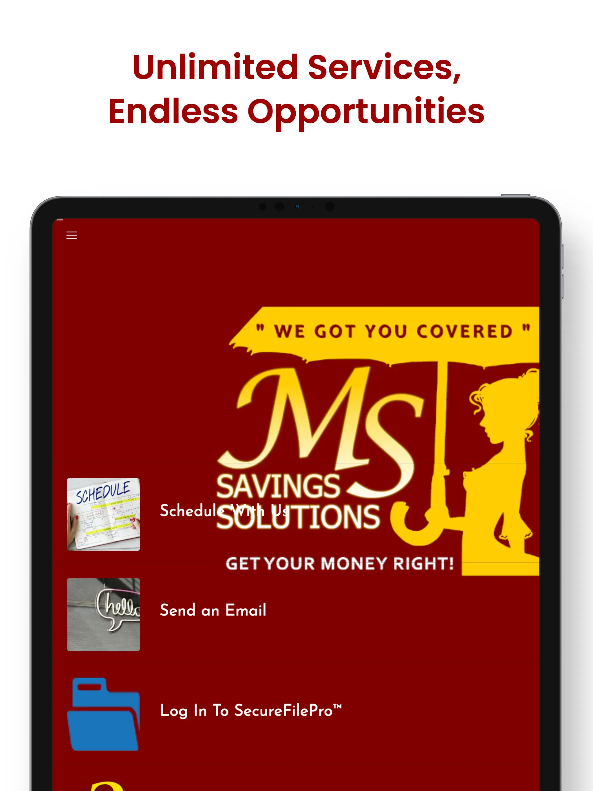 MS.SAVINGS SOLUTIONS | Indus Appstore | Screenshot