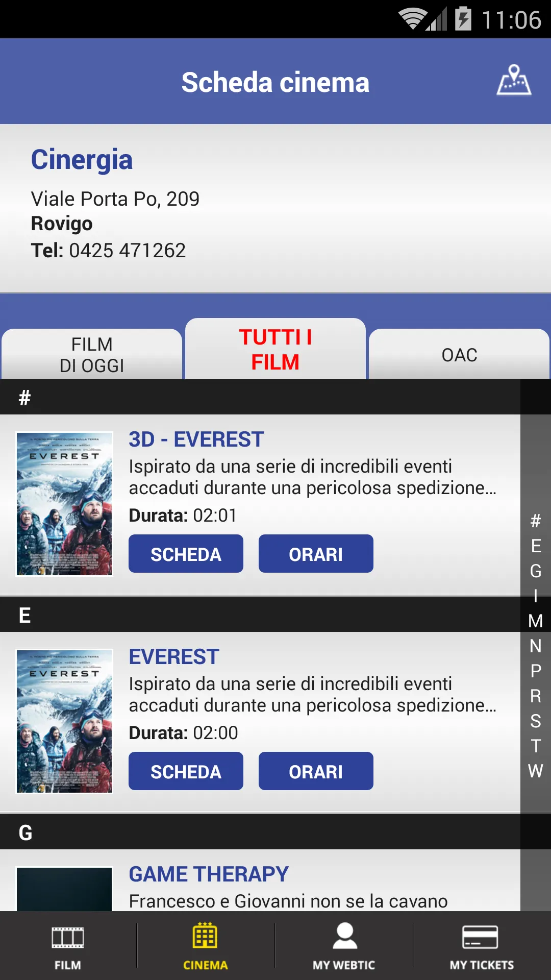 Webtic Cinergia Cinema | Indus Appstore | Screenshot