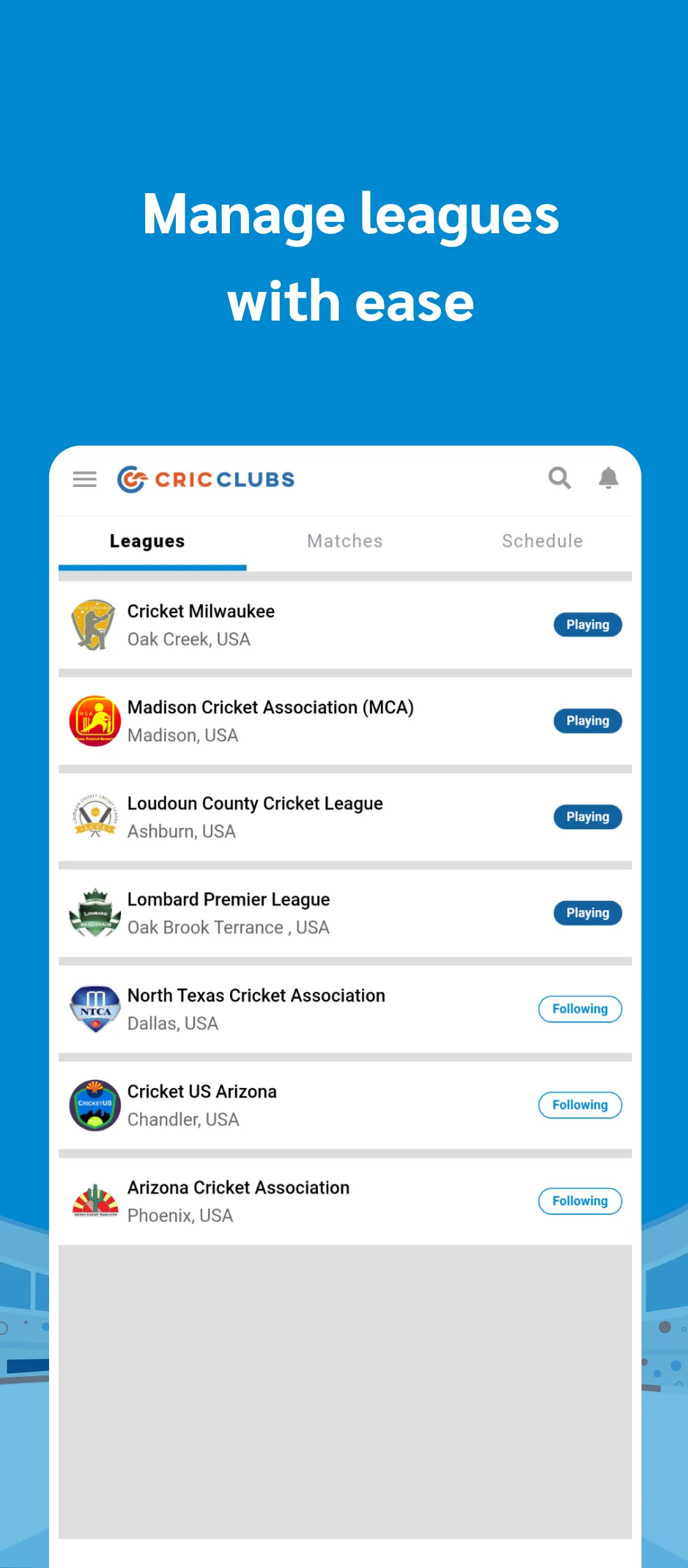 Cricclubs Mobile | Indus Appstore | Screenshot