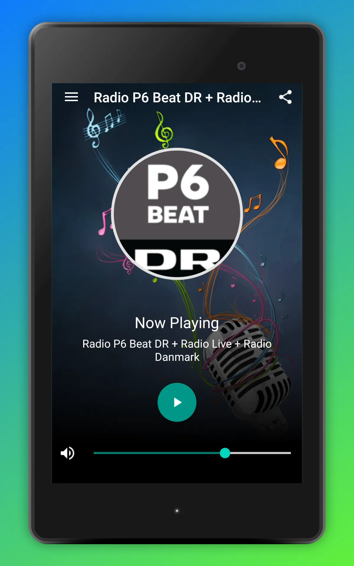 Radio P6 Beat DR App DK Online | Indus Appstore | Screenshot