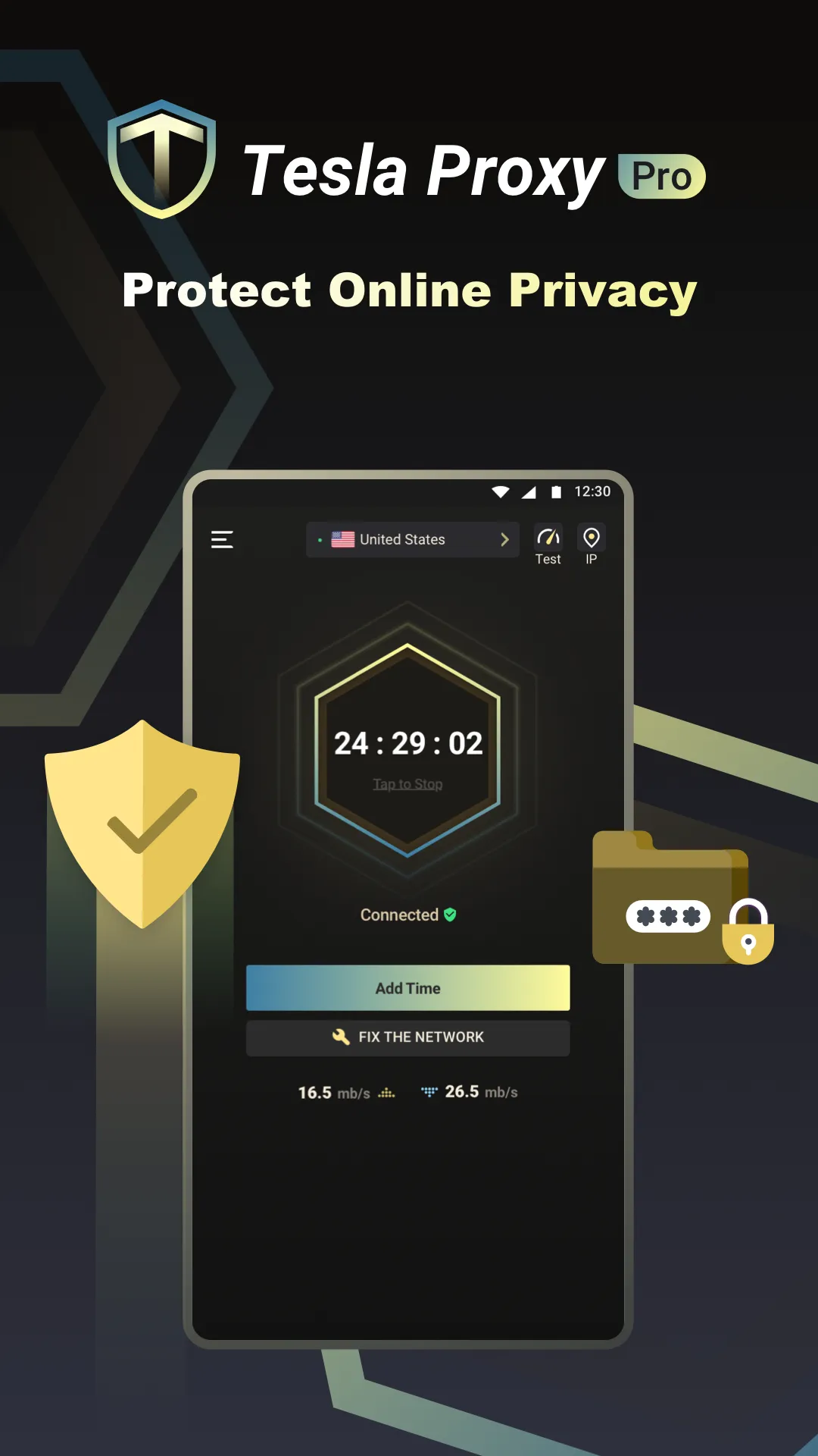 Tesla Proxy Pro - Safe & Fast | Indus Appstore | Screenshot