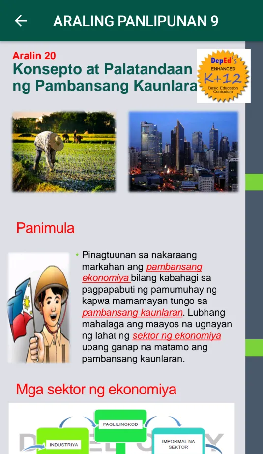 Araling Panlipunan 9 | Indus Appstore | Screenshot