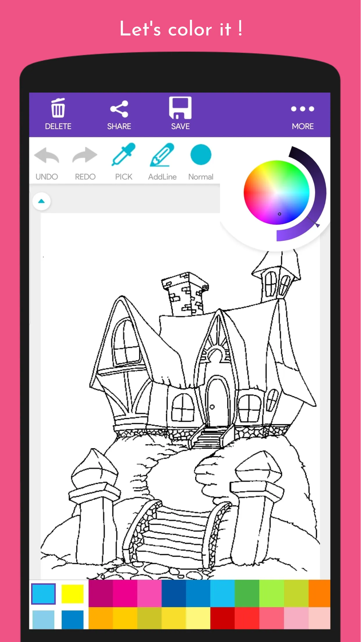 ColorFun: House Coloring Book | Indus Appstore | Screenshot