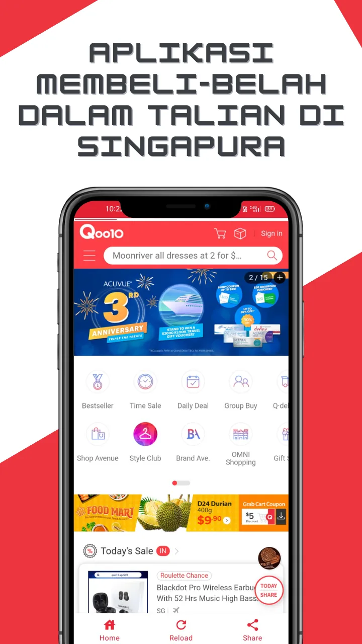 Singapore Online Shopping App | Indus Appstore | Screenshot