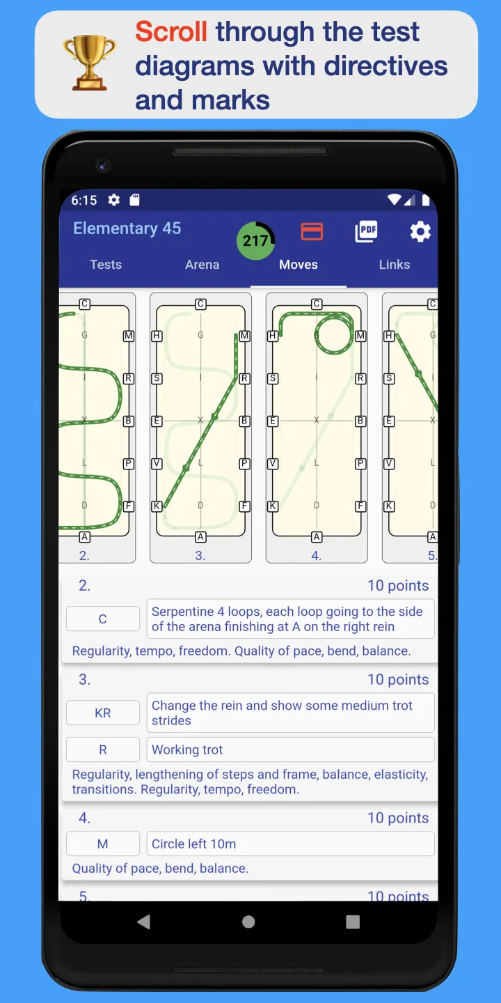 BD British Dressage TestPro | Indus Appstore | Screenshot