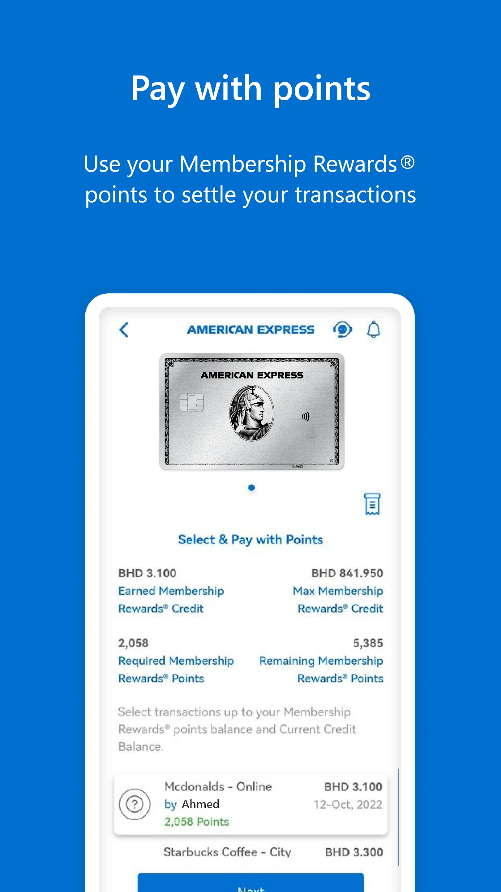 Amex MENA | Indus Appstore | Screenshot