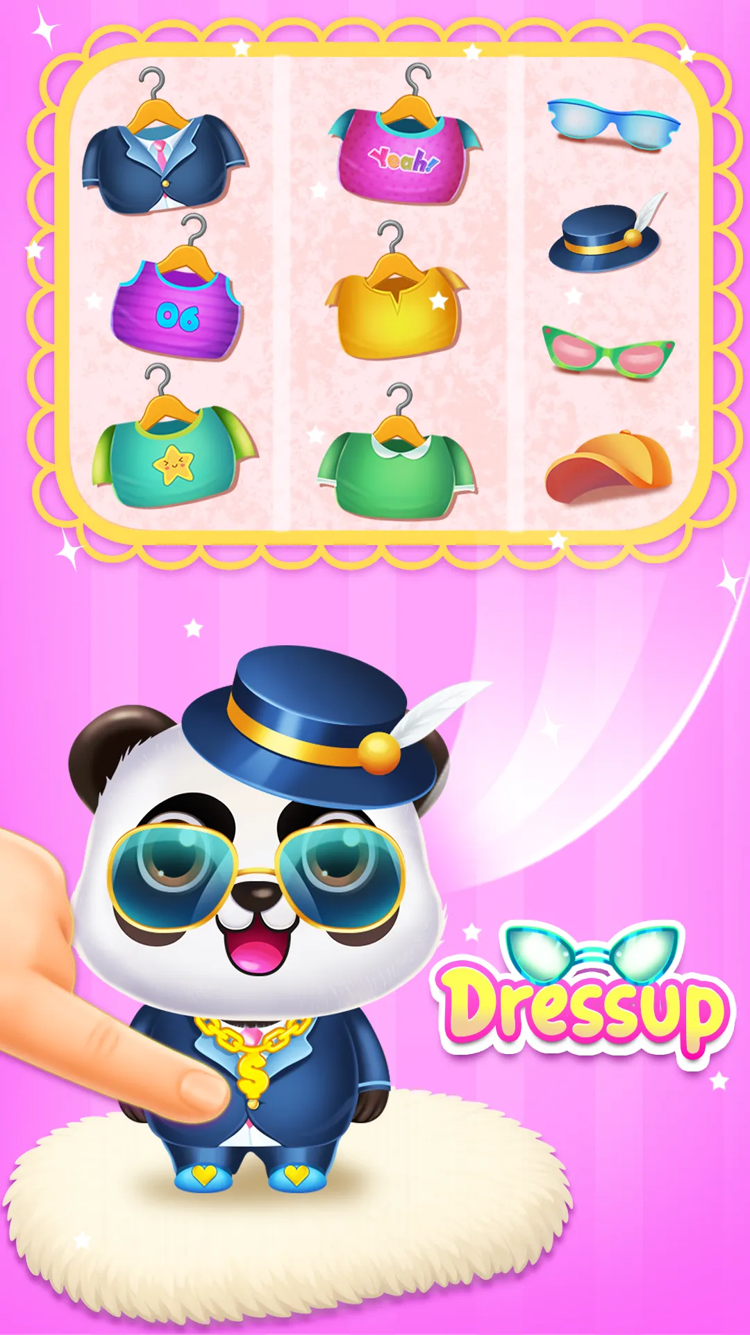 Panda caretaker pet salon game | Indus Appstore | Screenshot