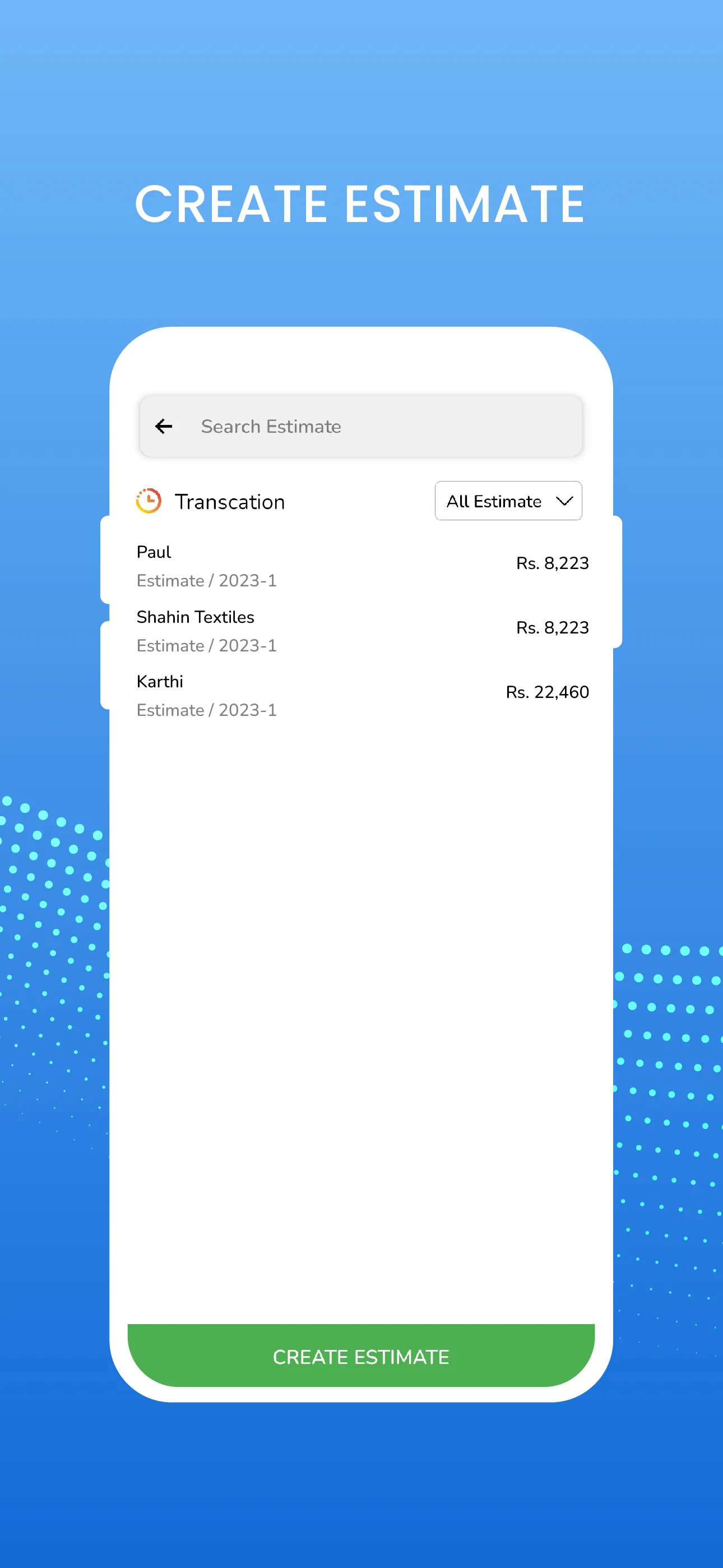 LEDGERS - Send GST Invoice | Indus Appstore | Screenshot