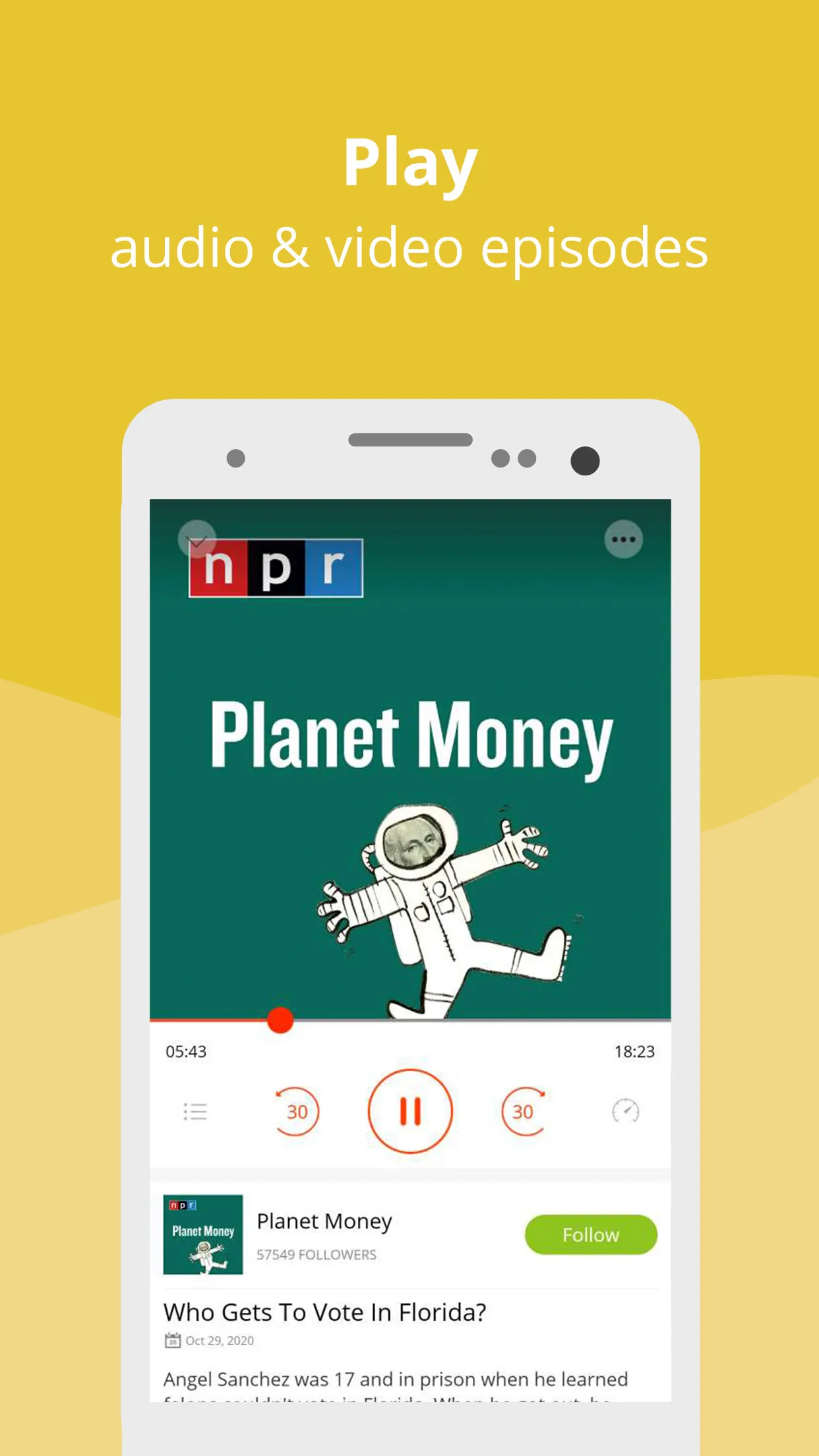 Podcast Player App - Podbean | Indus Appstore | Screenshot