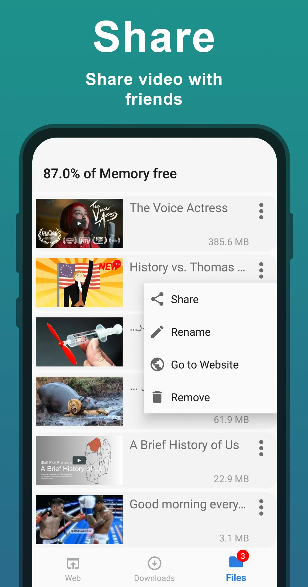 Video Downloader — all in one | Indus Appstore | Screenshot