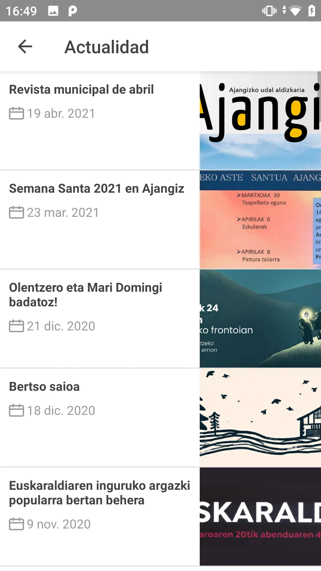 Ajangiz Zabaltzen | Indus Appstore | Screenshot