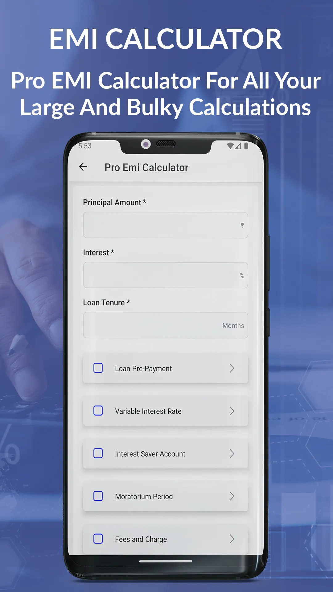 EMI Calculator | Indus Appstore | Screenshot