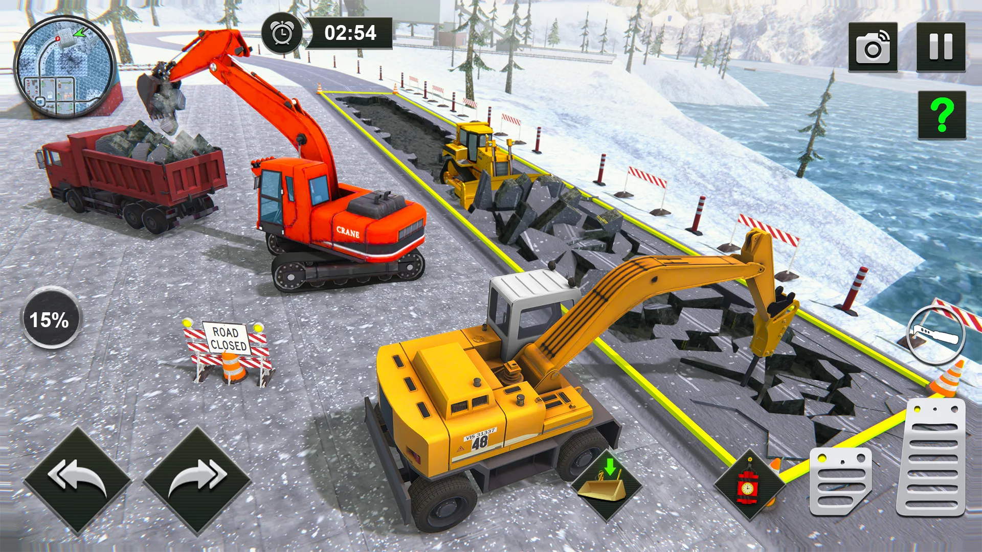 Snow Offroad Construction Game | Indus Appstore | Screenshot