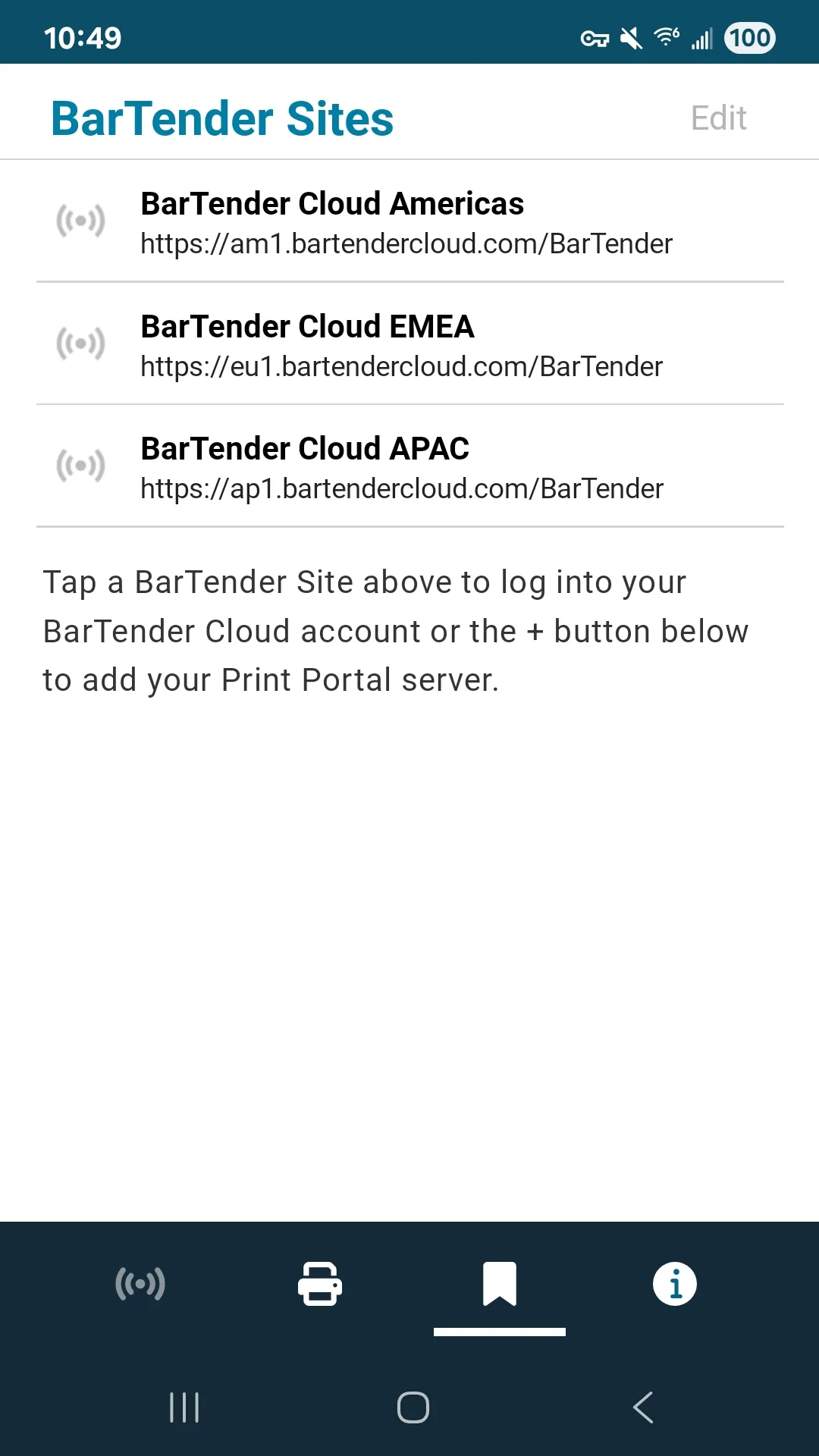 BarTender Mobile App | Indus Appstore | Screenshot