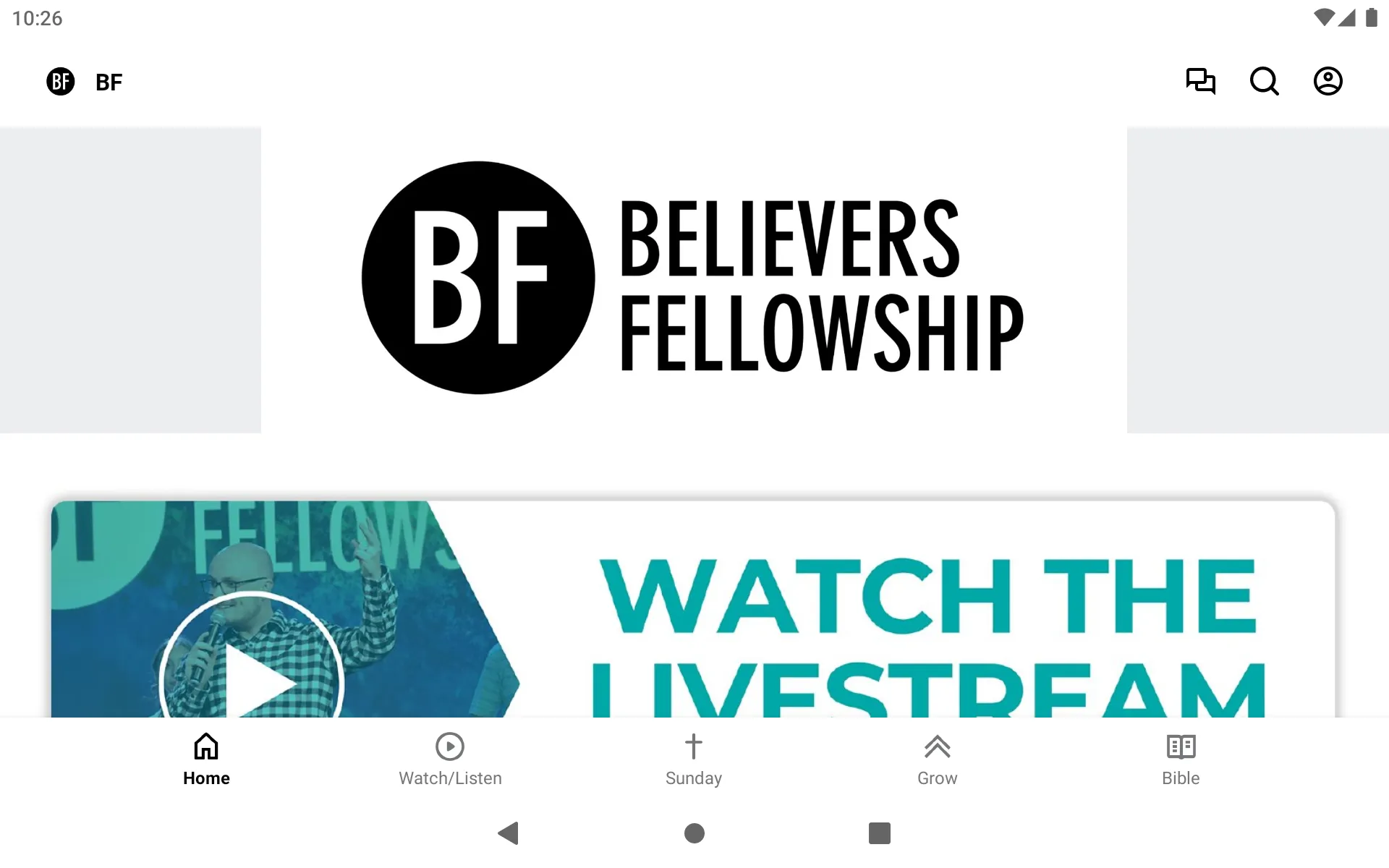 BF - Believers Fellowship | Indus Appstore | Screenshot