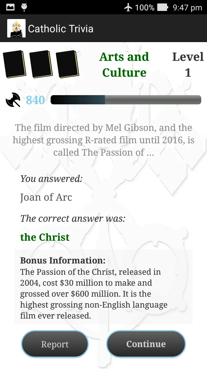 Catholic Bible Trivia | Indus Appstore | Screenshot