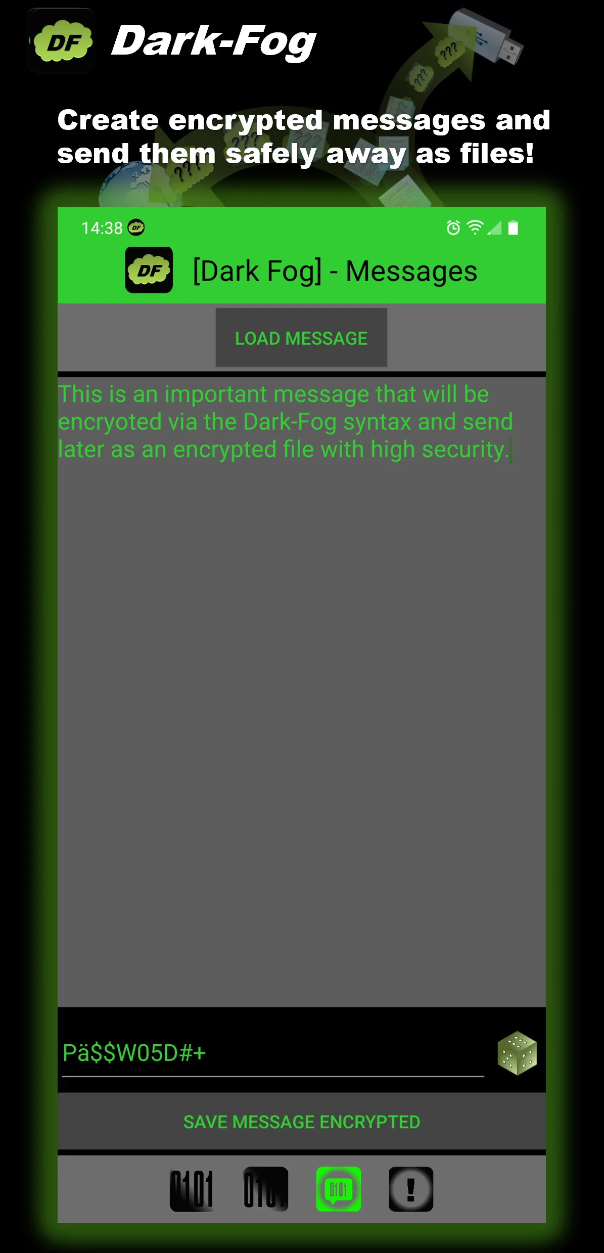 DarkFog | Easy File Encryption | Indus Appstore | Screenshot