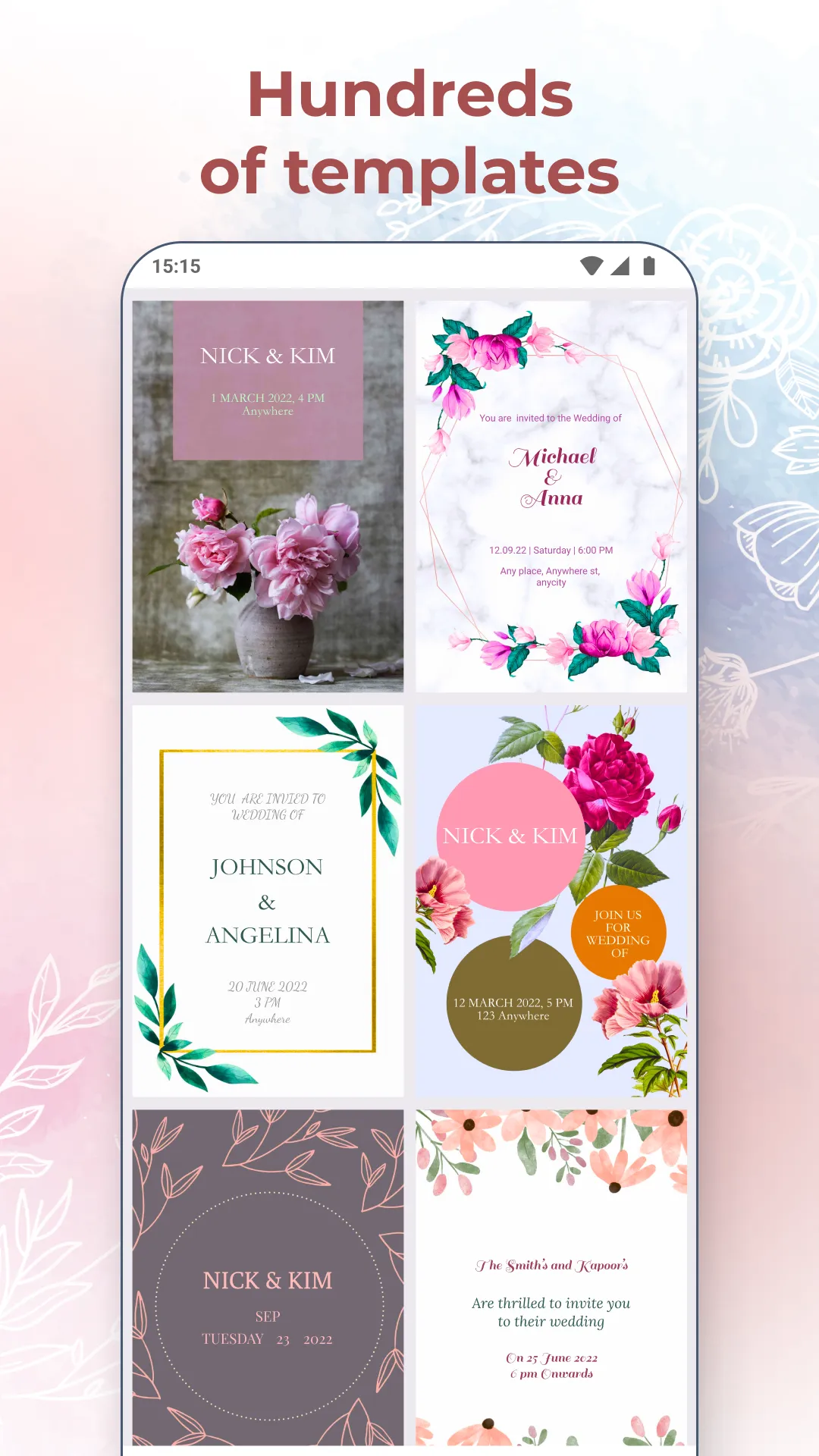 Wedding Invitation Card Maker | Indus Appstore | Screenshot