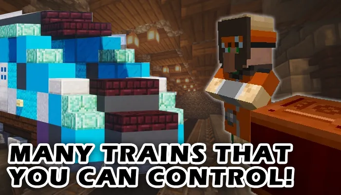 Train Mod for Minecraft | Indus Appstore | Screenshot