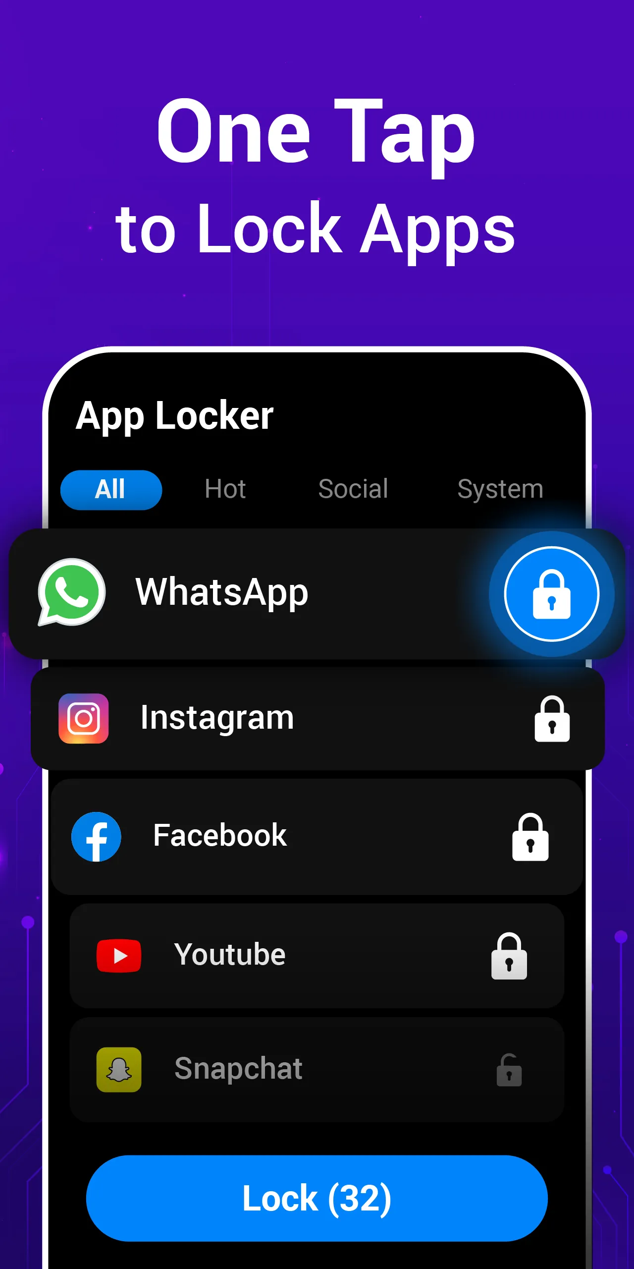 AppLock - Fingerprint App Lock | Indus Appstore | Screenshot
