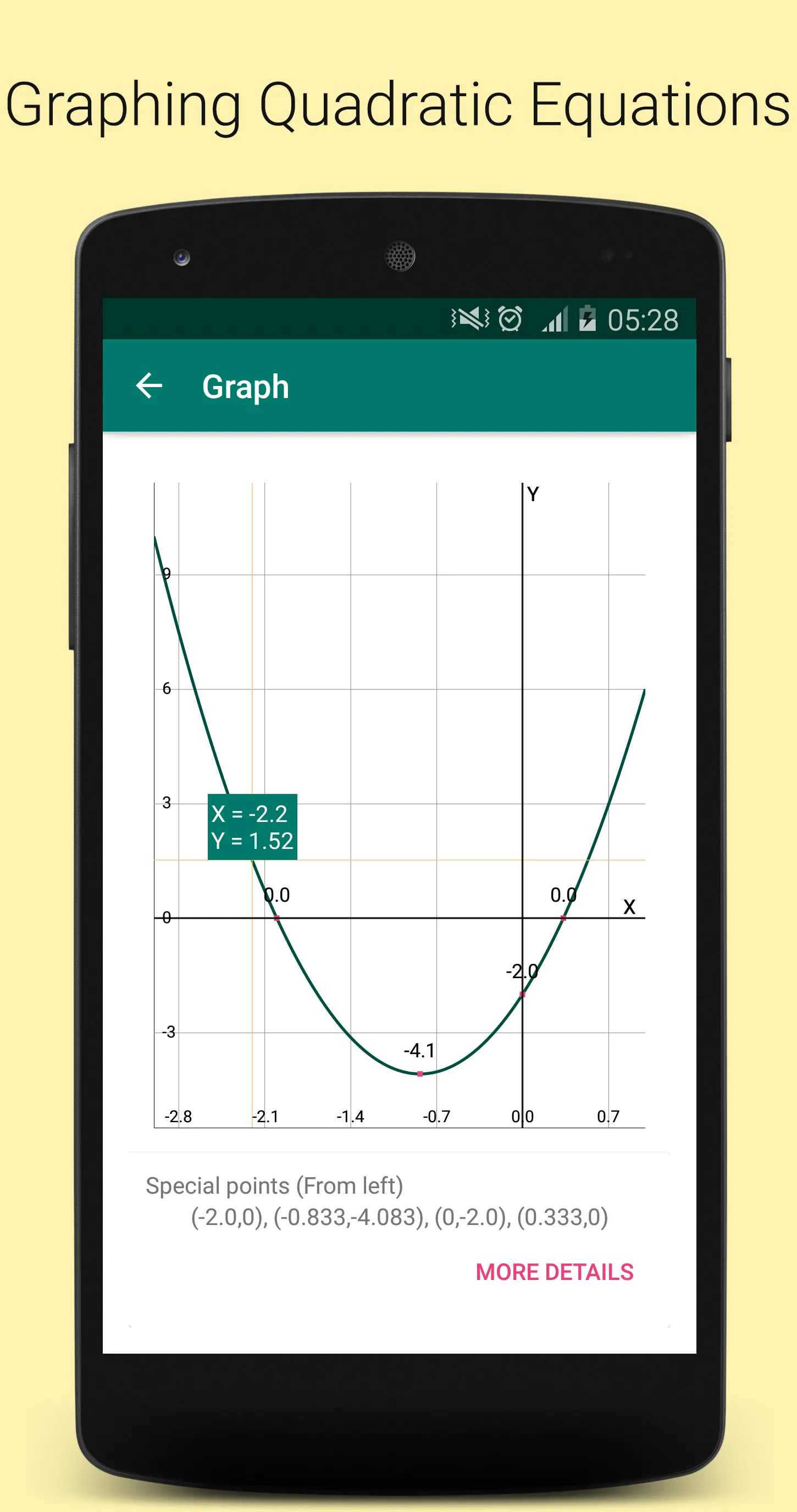 Quadratic Equation Solver | Indus Appstore | Screenshot