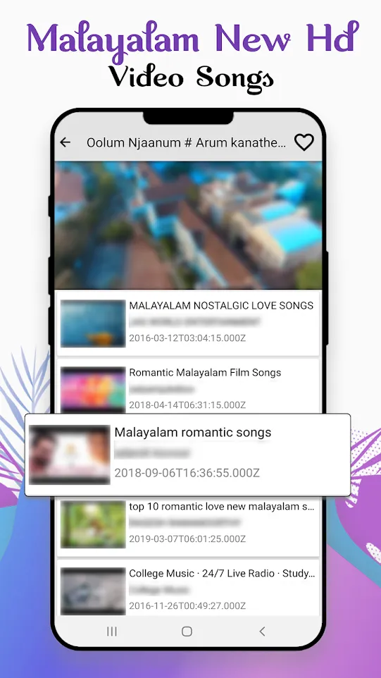 Malayalam Songs: Malayalam Vid | Indus Appstore | Screenshot