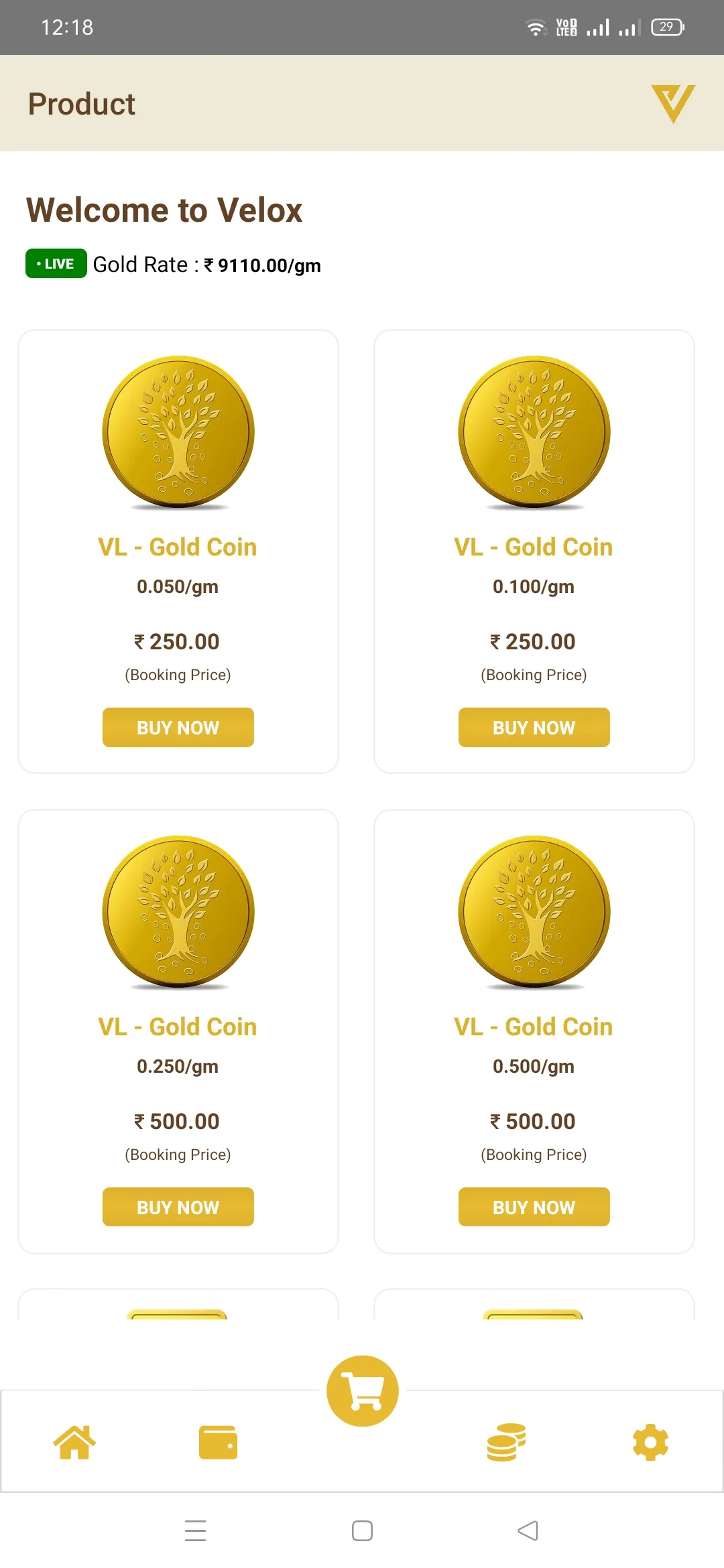 Velox Gold | Indus Appstore | Screenshot