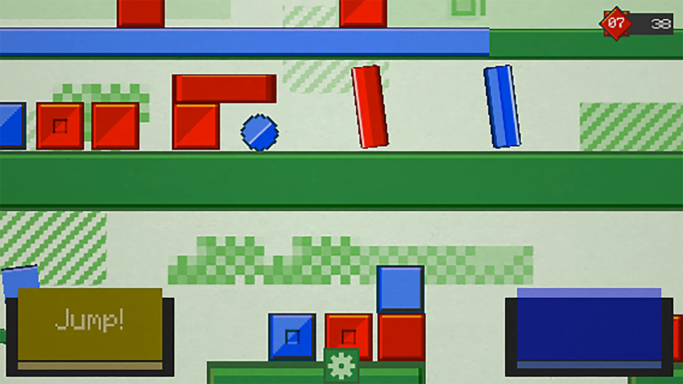 Blue red jump | Indus Appstore | Screenshot