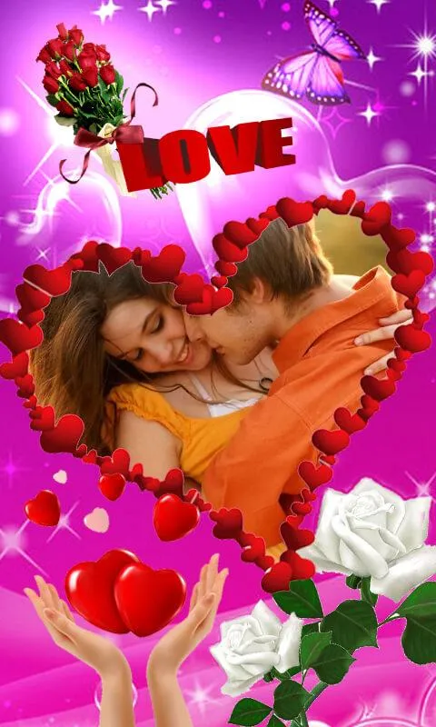 Romantic Love Photo Frames | Indus Appstore | Screenshot