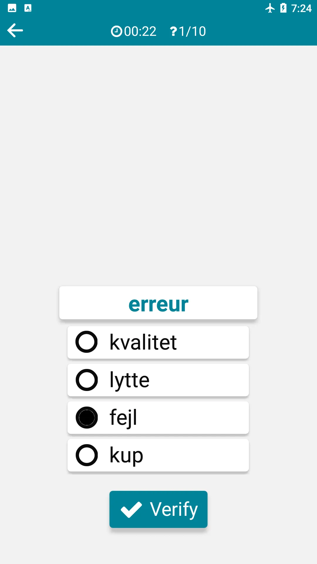 French - Danish | Indus Appstore | Screenshot